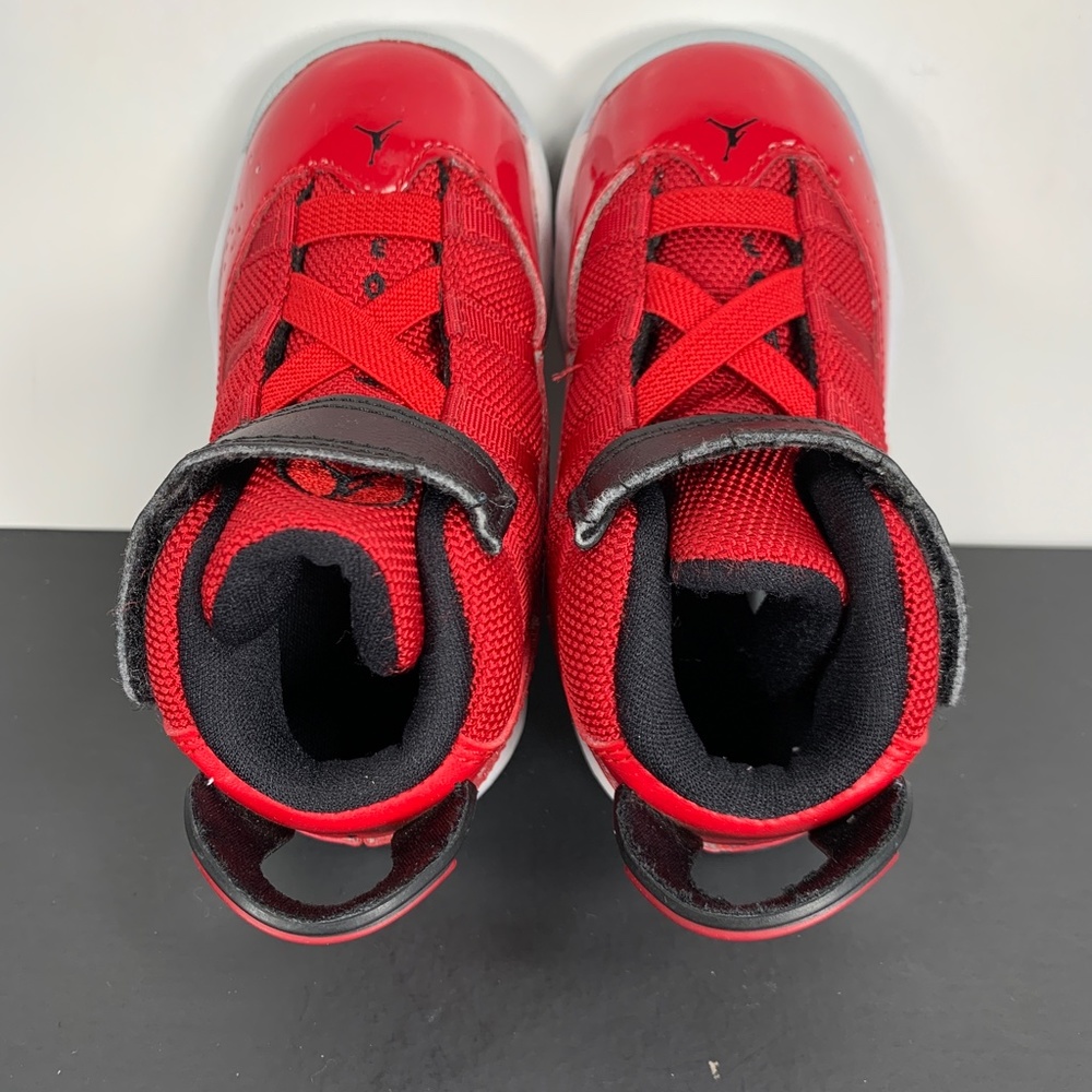 Nike Air Jordan 6 Rings Gym Red 323420-601 PS 6C - Picture 8 of 10